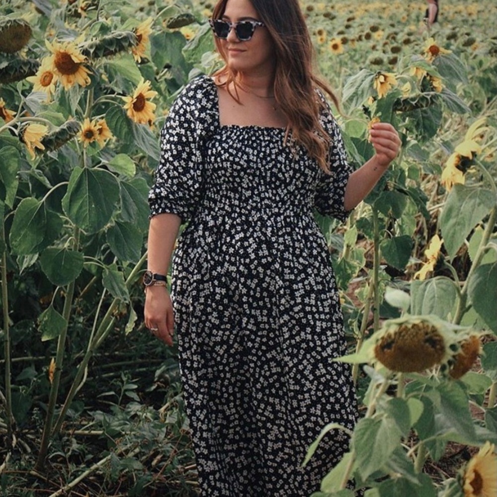 👗💃 Influencer Fave 🌺 Floral Smock Dress - Picture 10 of 16